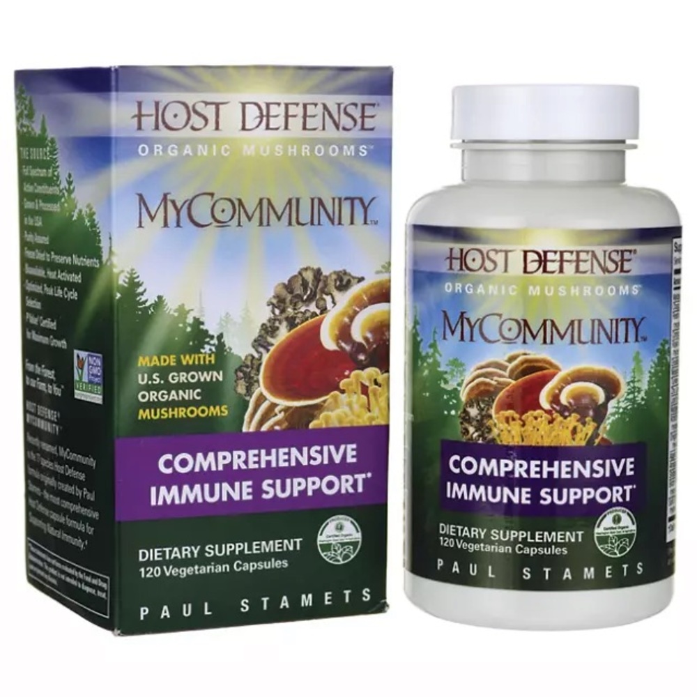 Host Defense 17 Mushroom Extract immune support 120 vegetarian capsules